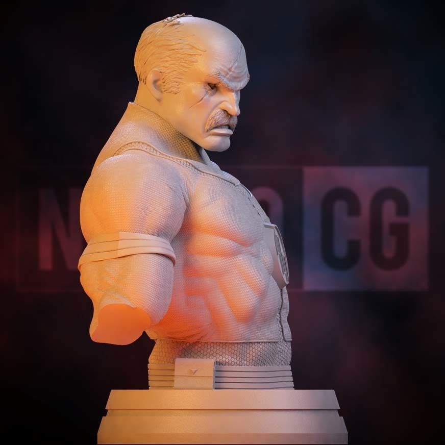 Fan Art Conquest from Invincible - Bust 3D print model_8