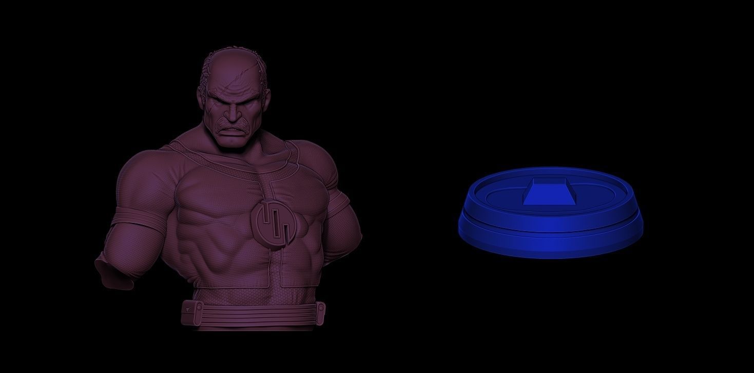 Fan Art Conquest from Invincible - Bust 3D print model_10