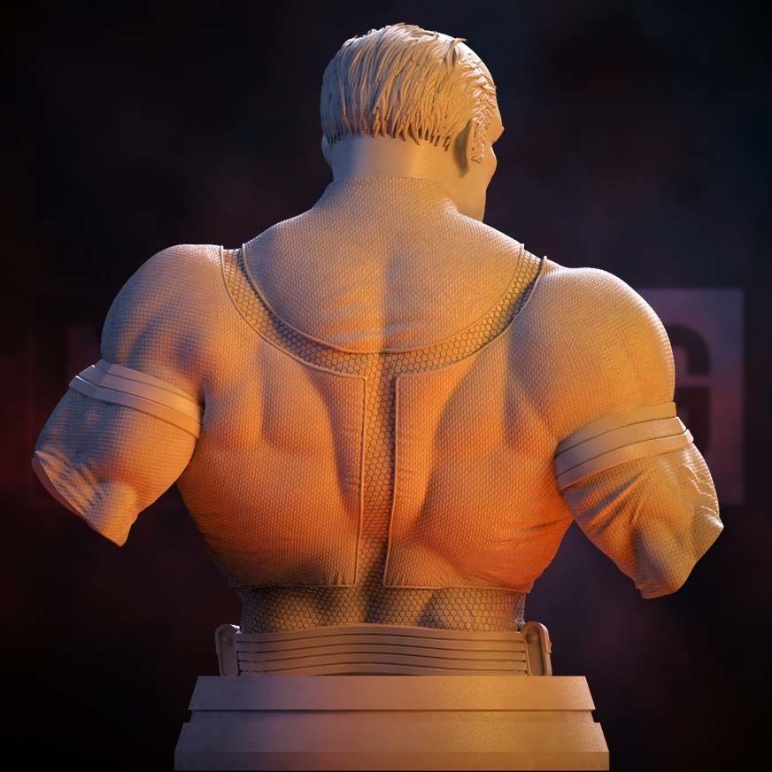 Fan Art Conquest from Invincible - Bust 3D print model_6