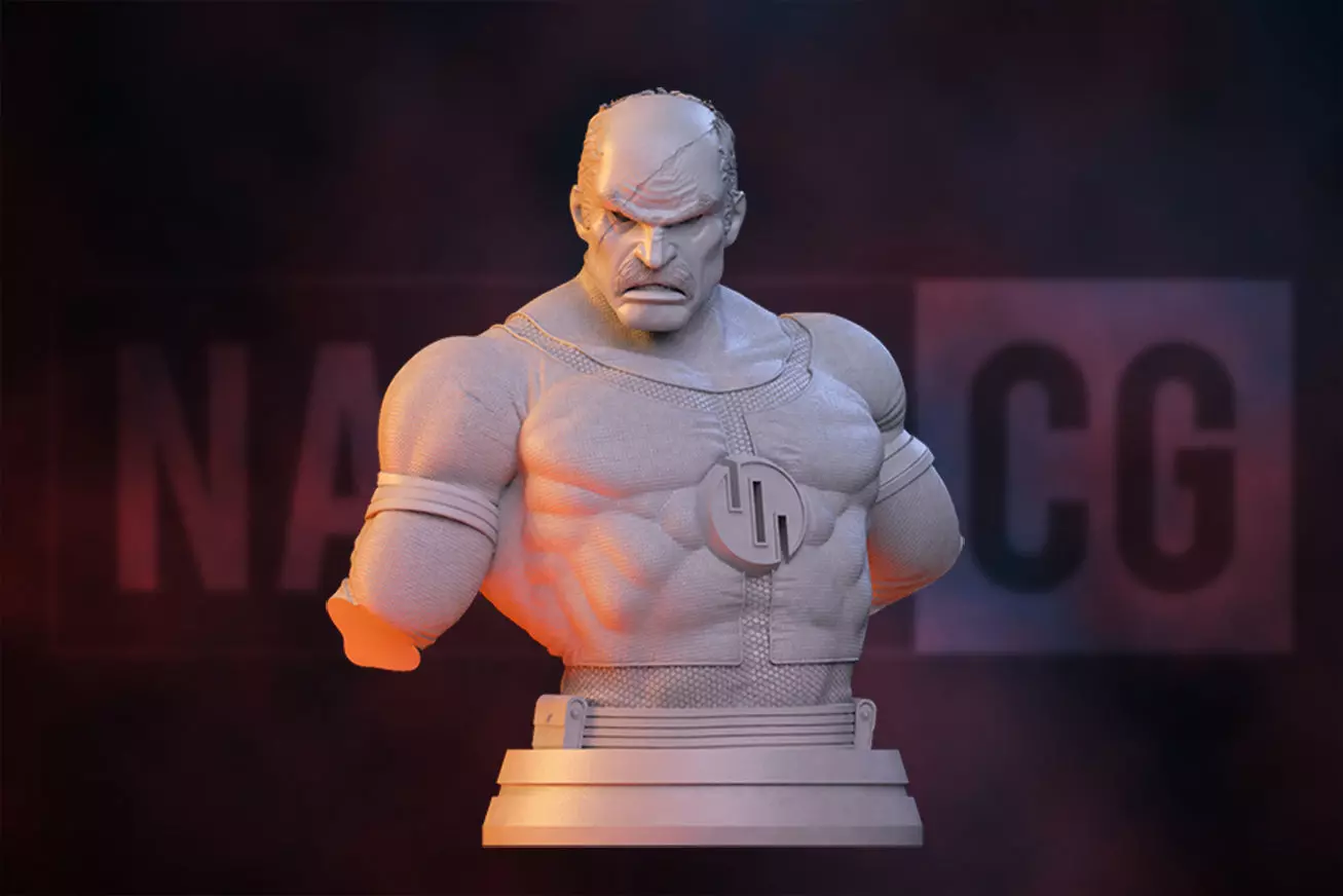 Fan Art Conquest from Invincible - Bust 3D print model_0