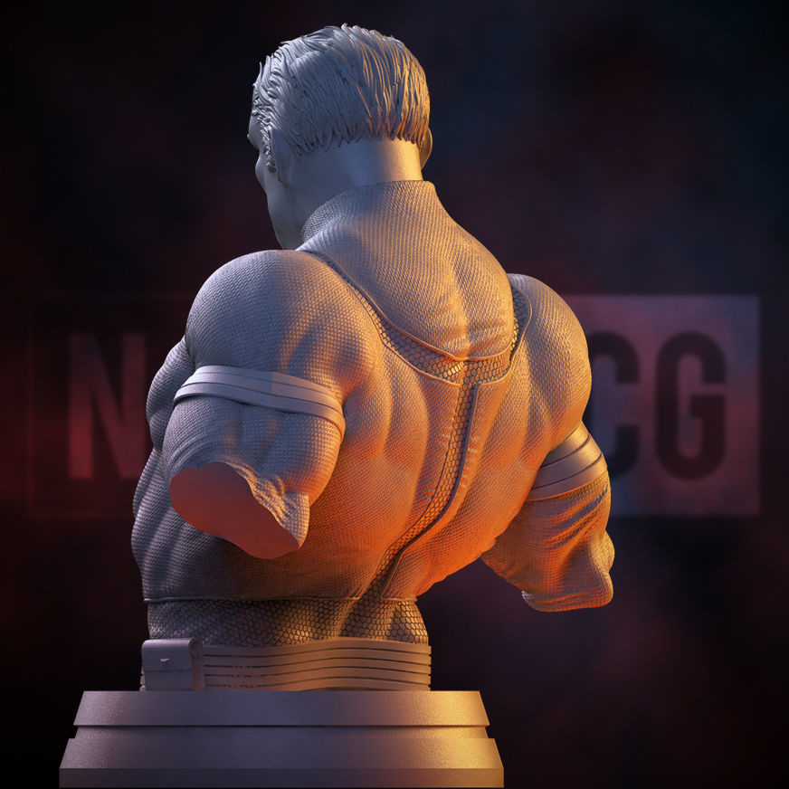Fan Art Conquest from Invincible - Bust 3D print model_5