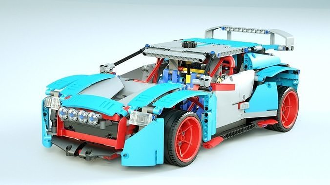 LEGO Rally Car 3D model