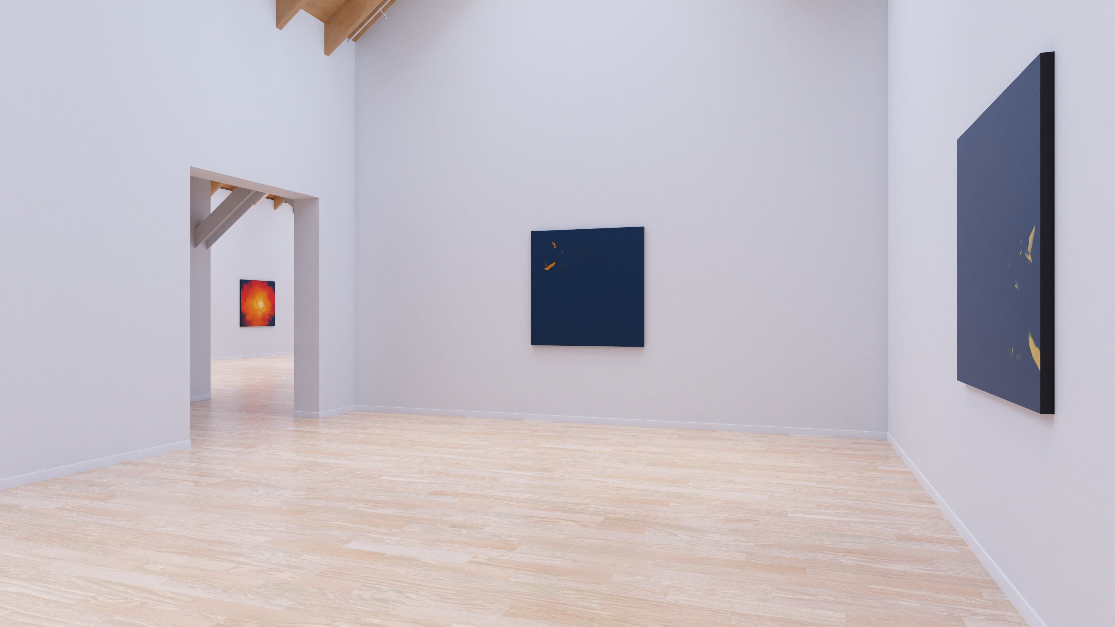 Art Museum Gallery Interior 25 Low-poly 3D model_5