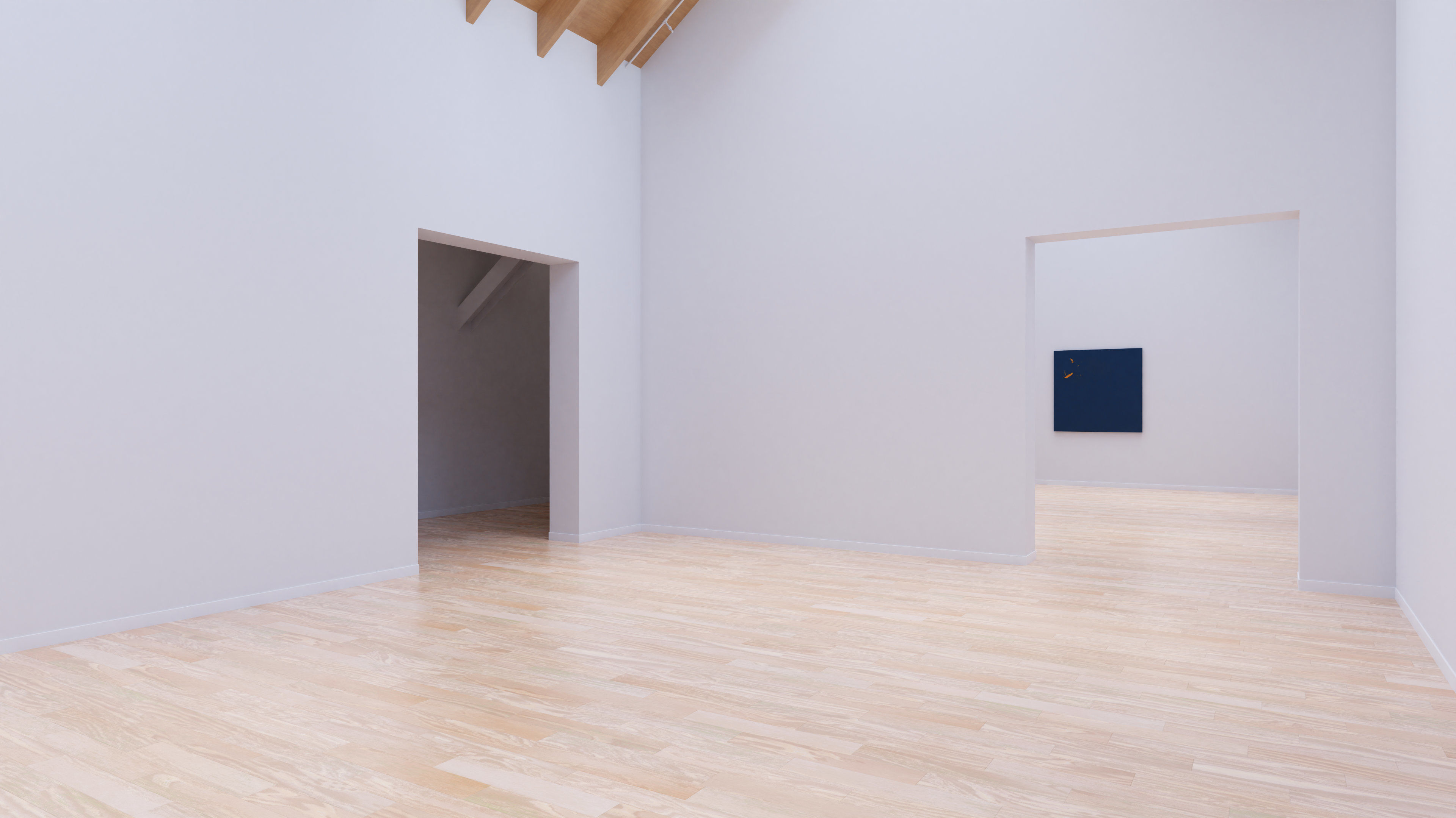 Art Museum Gallery Interior 25 Low-poly 3D model_6