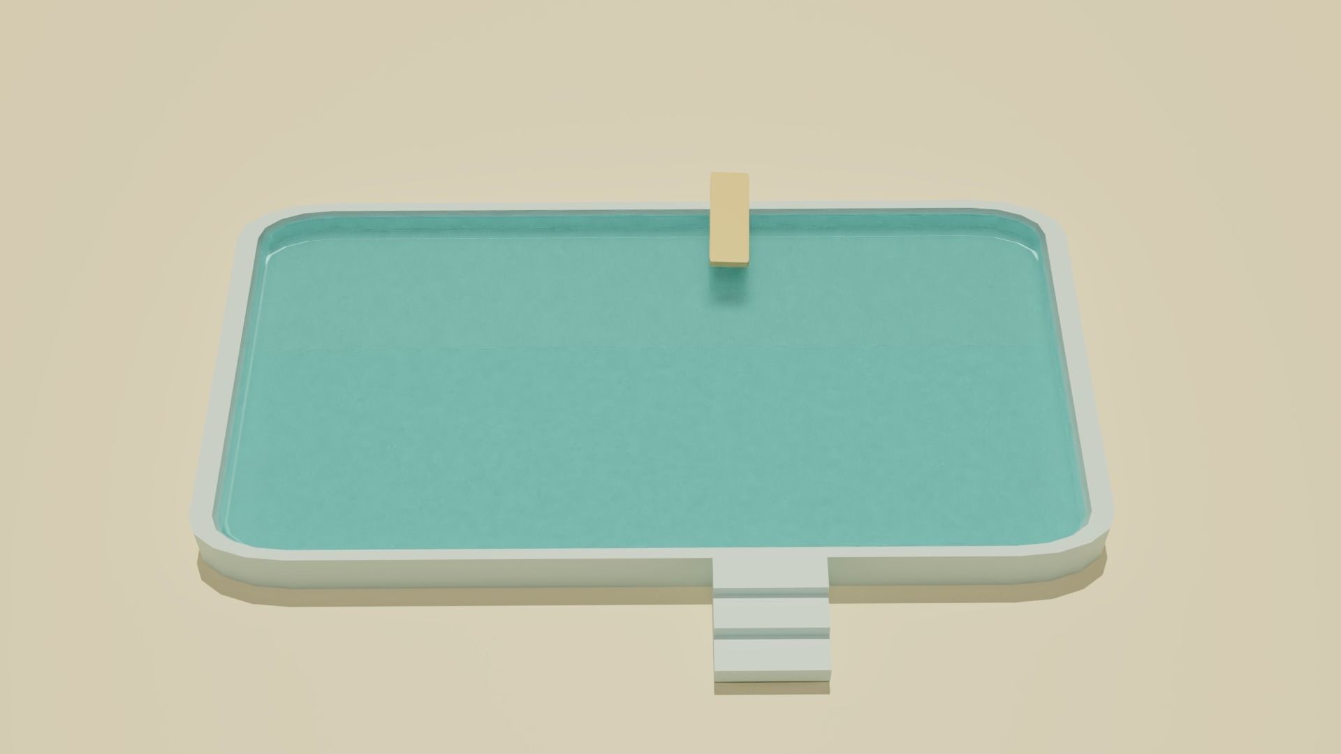 Summer Pool Pack Low-poly 3D model_5
