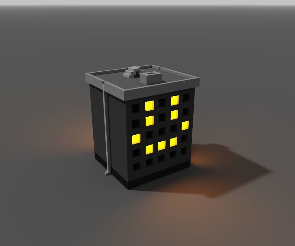 Office City Building Low-poly 3D model_2