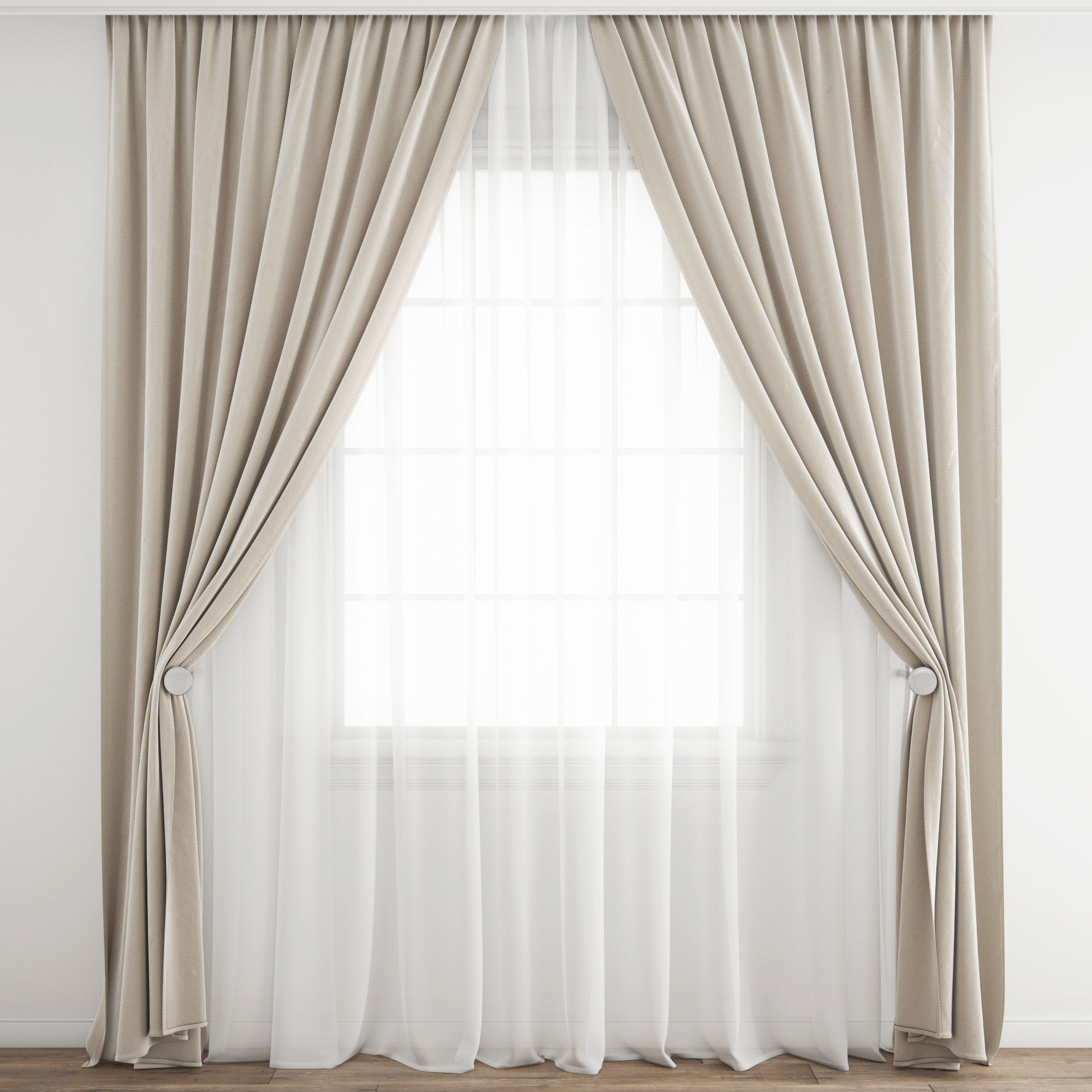 Curtain 313 3D model_5