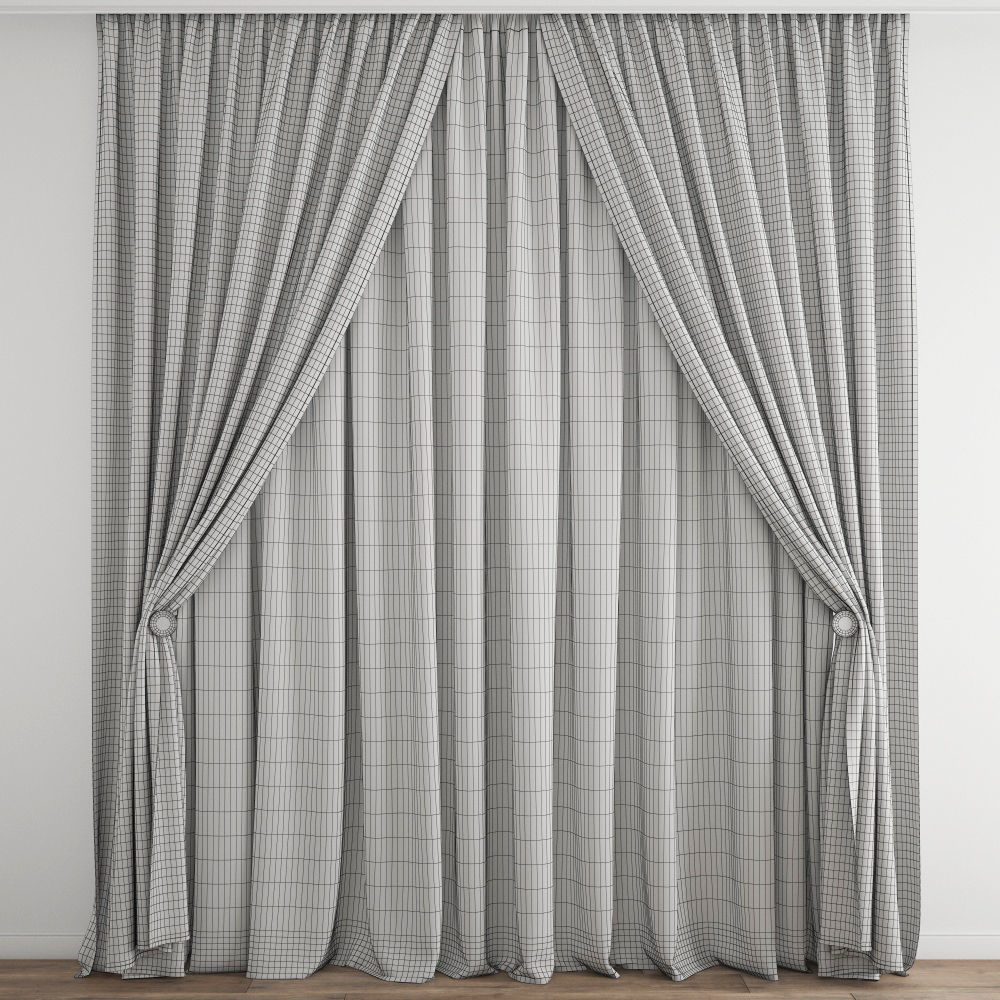 Curtain 313 3D model_4