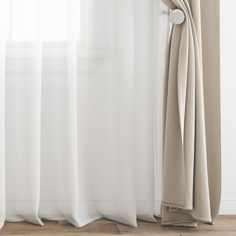 Curtain 313 3D model_2