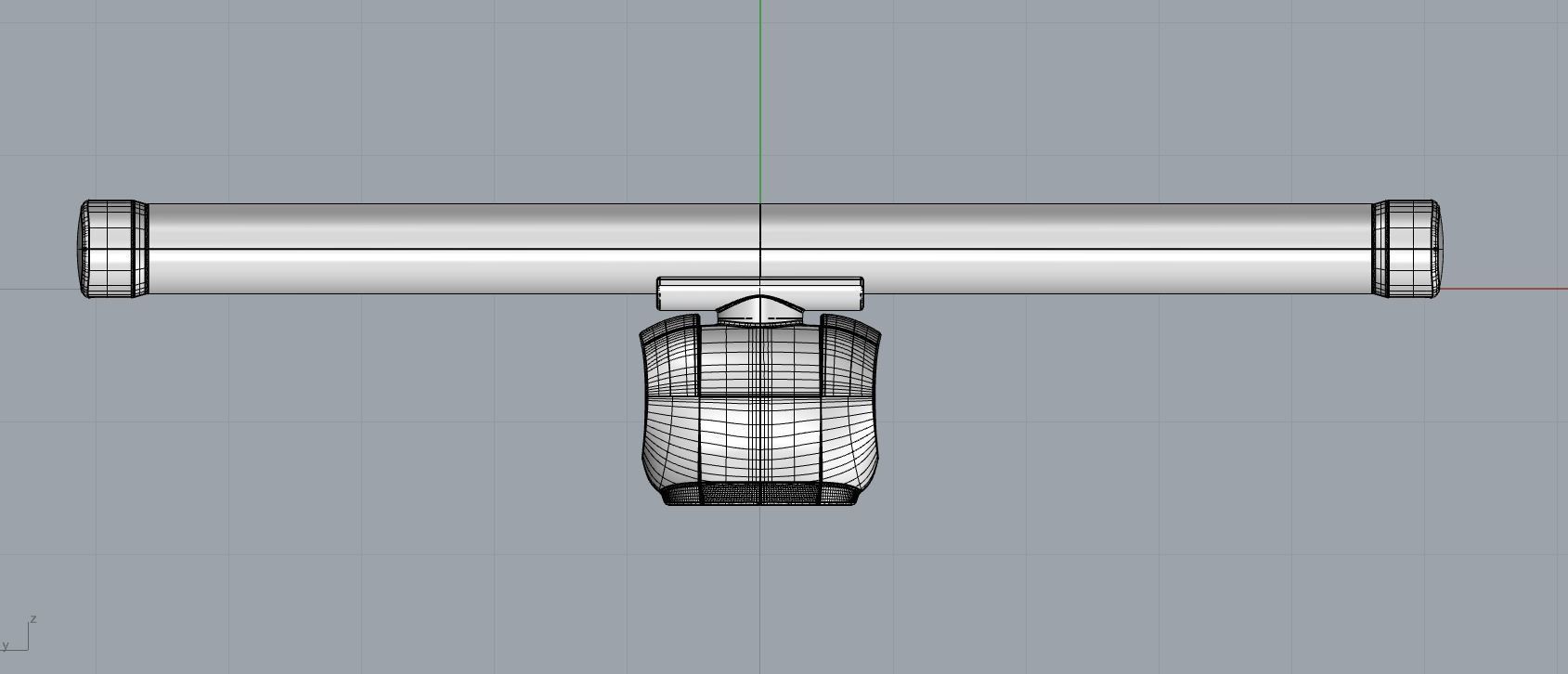 radar light stand 3D model_5