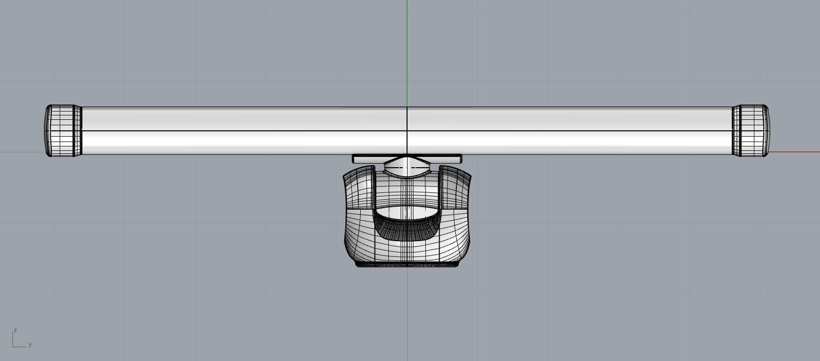 radar light stand 3D model_4