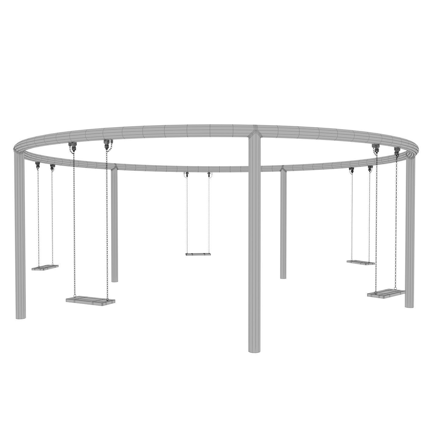 Circle Swing Type 4 3D model_10
