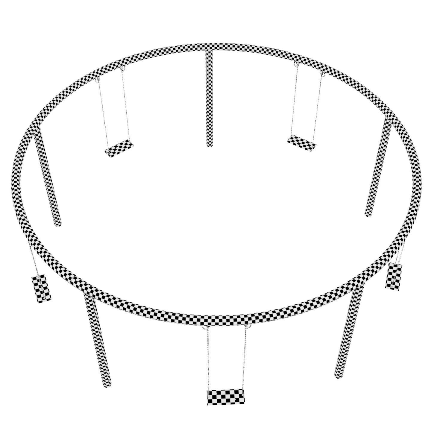 Circle Swing Type 4 3D model_2