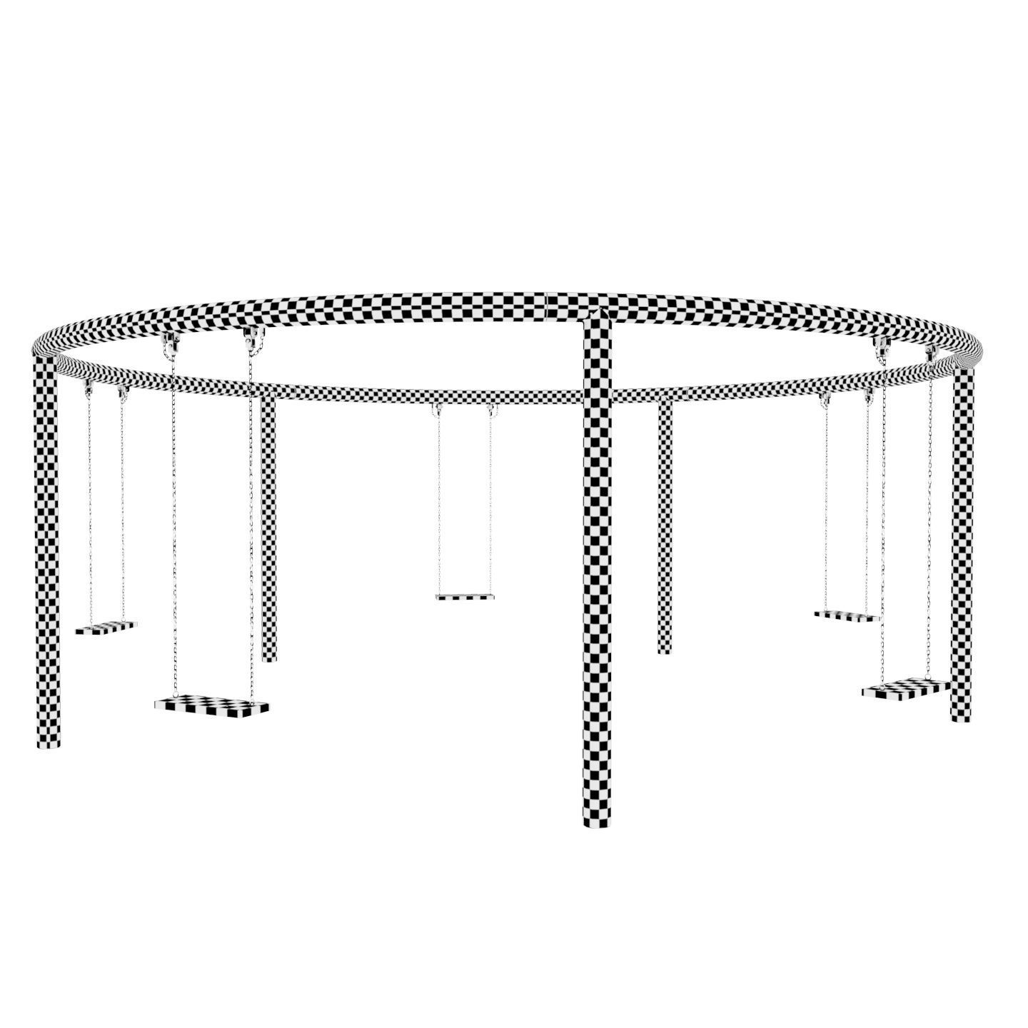 Circle Swing Type 4 3D model_3