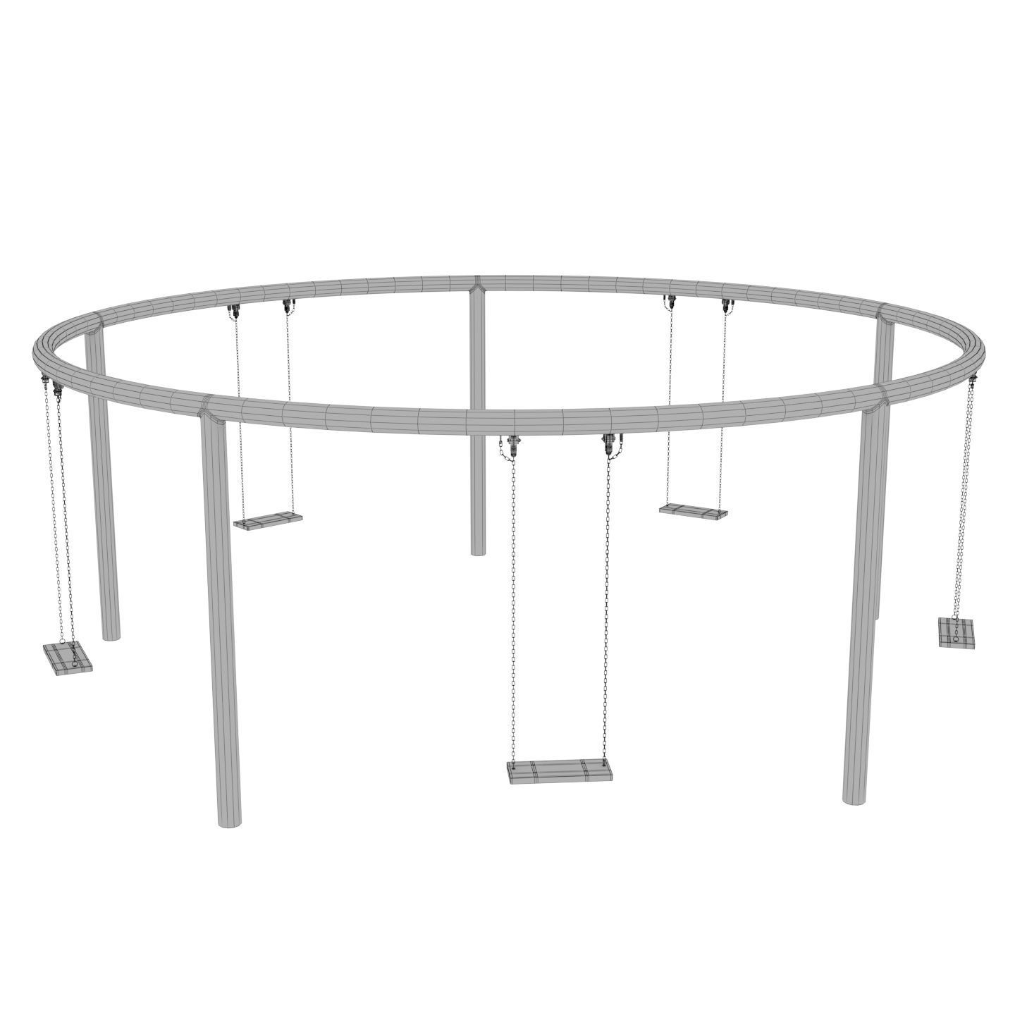 Circle Swing Type 4 3D model_8