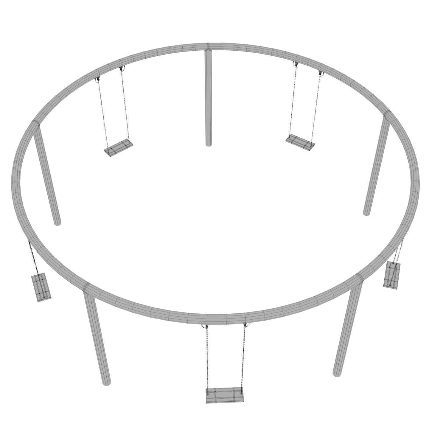 Circle Swing Type 4 3D model_9