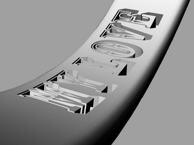 5 sizes engraved wedding bands stl verified  3D print model_85