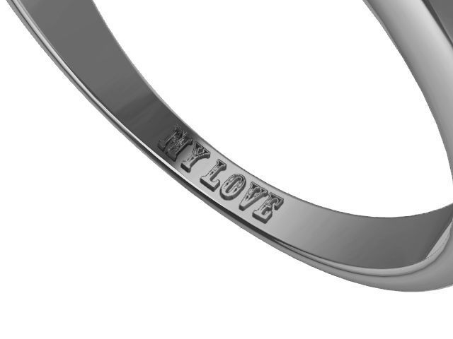 5 sizes engraved wedding bands stl verified  3D print model_99