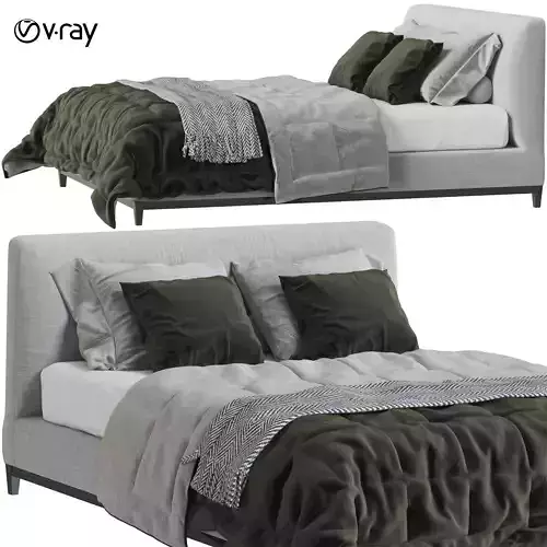 ANDERSEN BED By Minotti 3D model