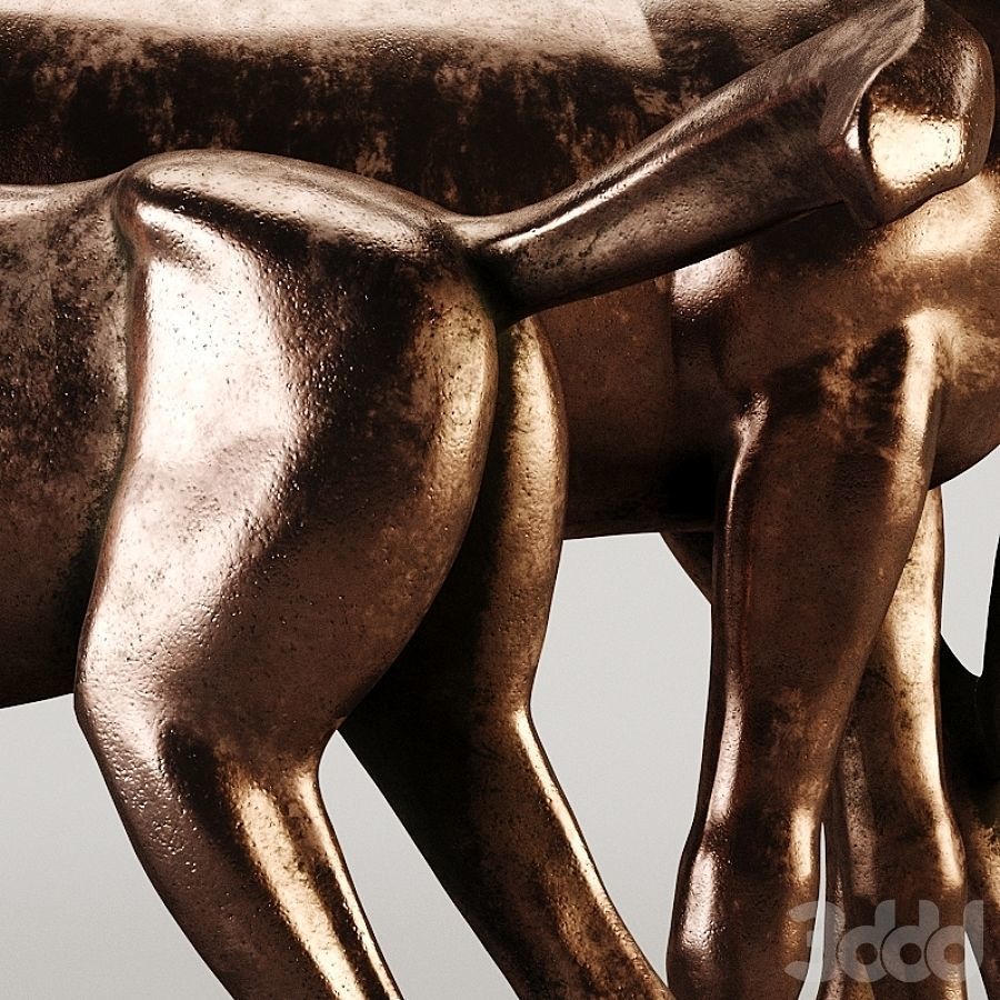 horse sculpture 3D model_5