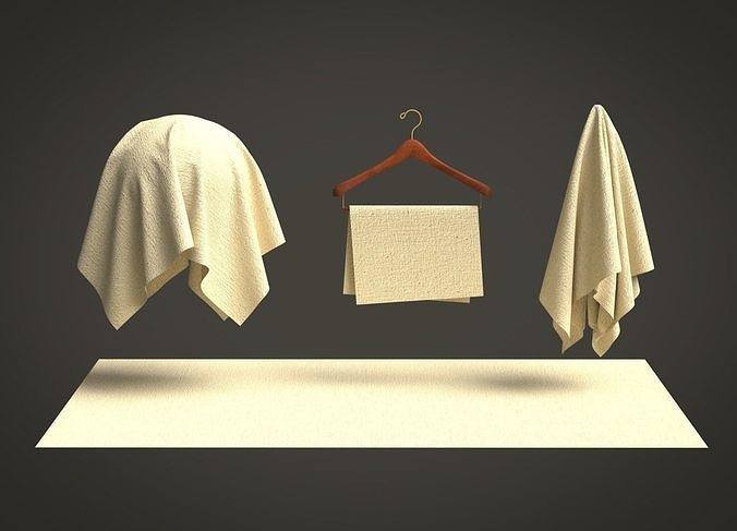 Muslin 18X20 Fabric 3D model