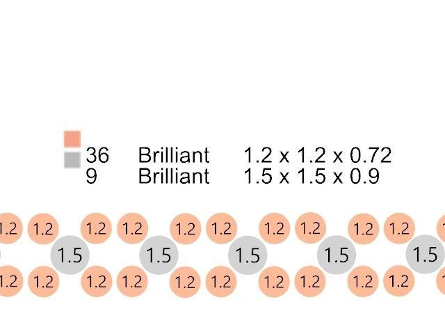 5 diamond  row ring stl verified  3D print model_21