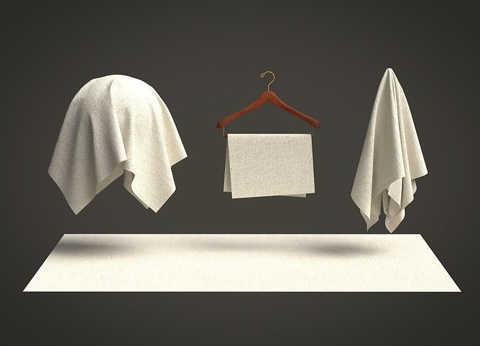 Muslin 22X22 Fabric 3D model