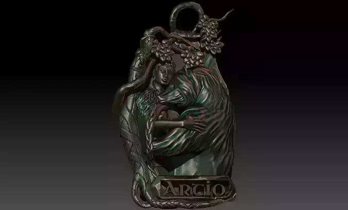 Artio pendant 3D print model