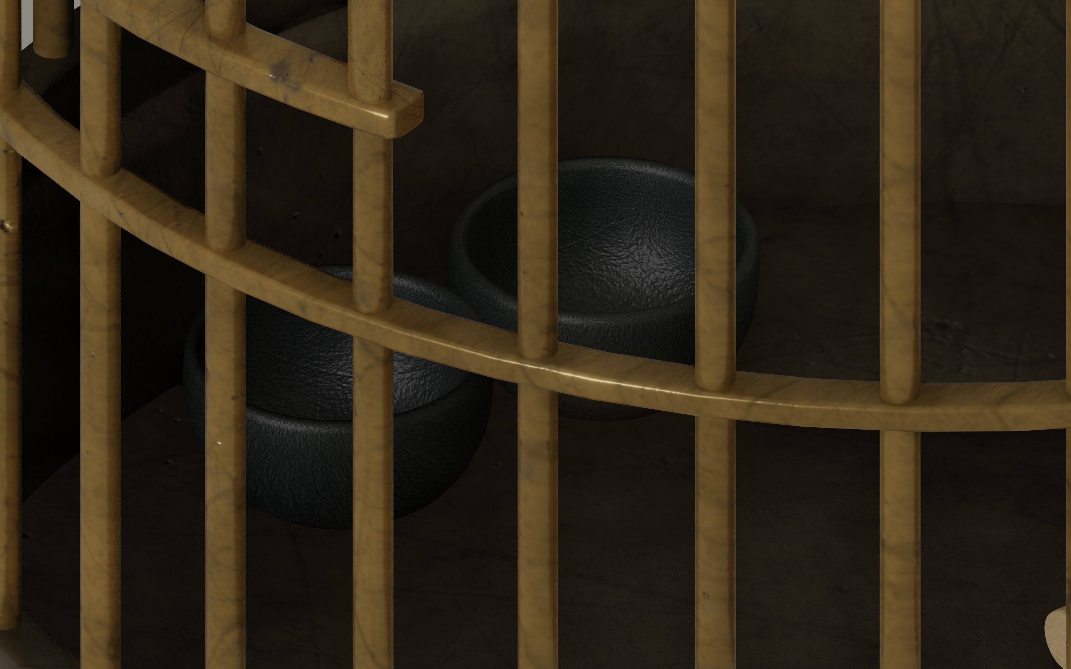 Bird Cage 3D model_8