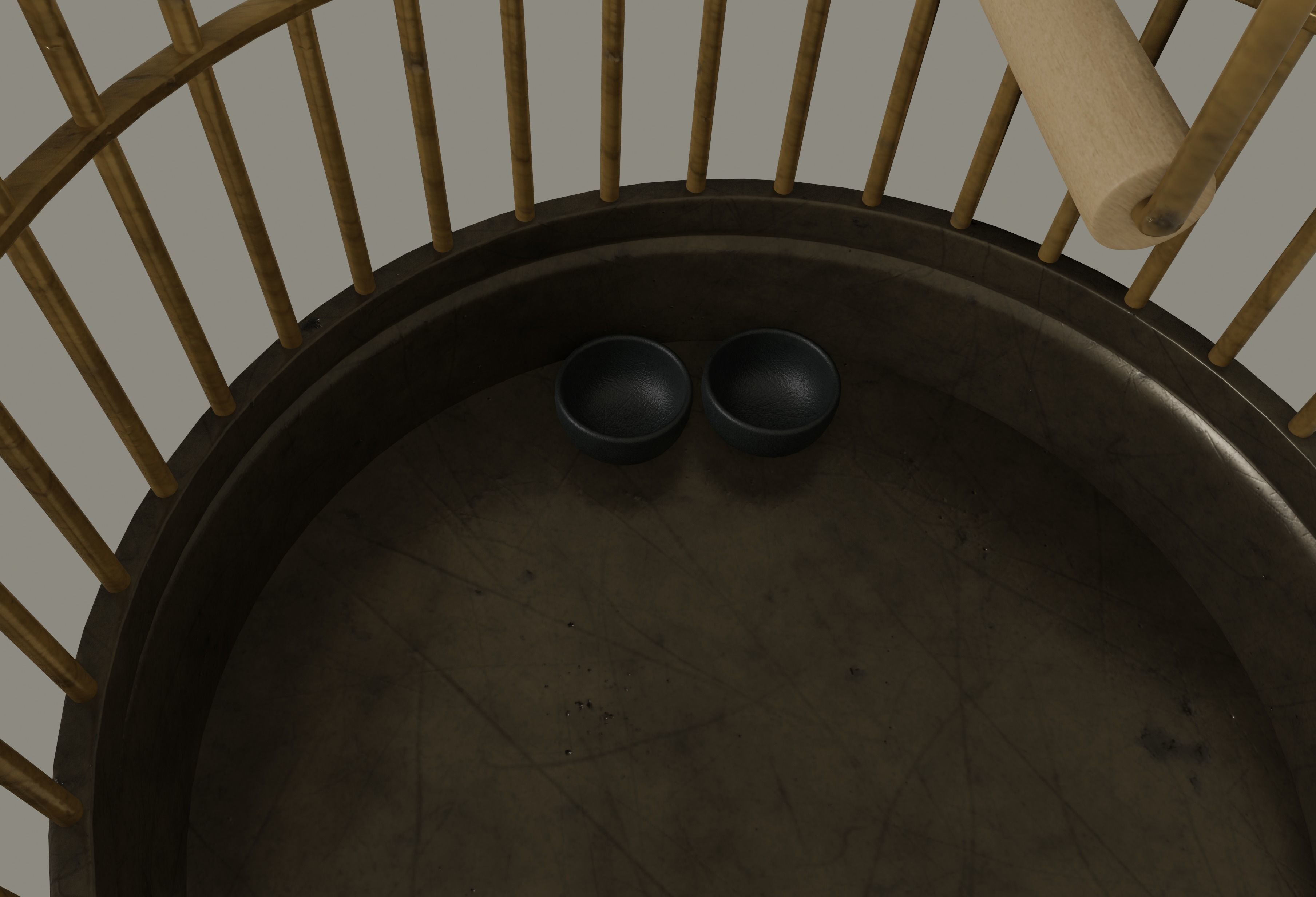 Bird Cage 3D model_9