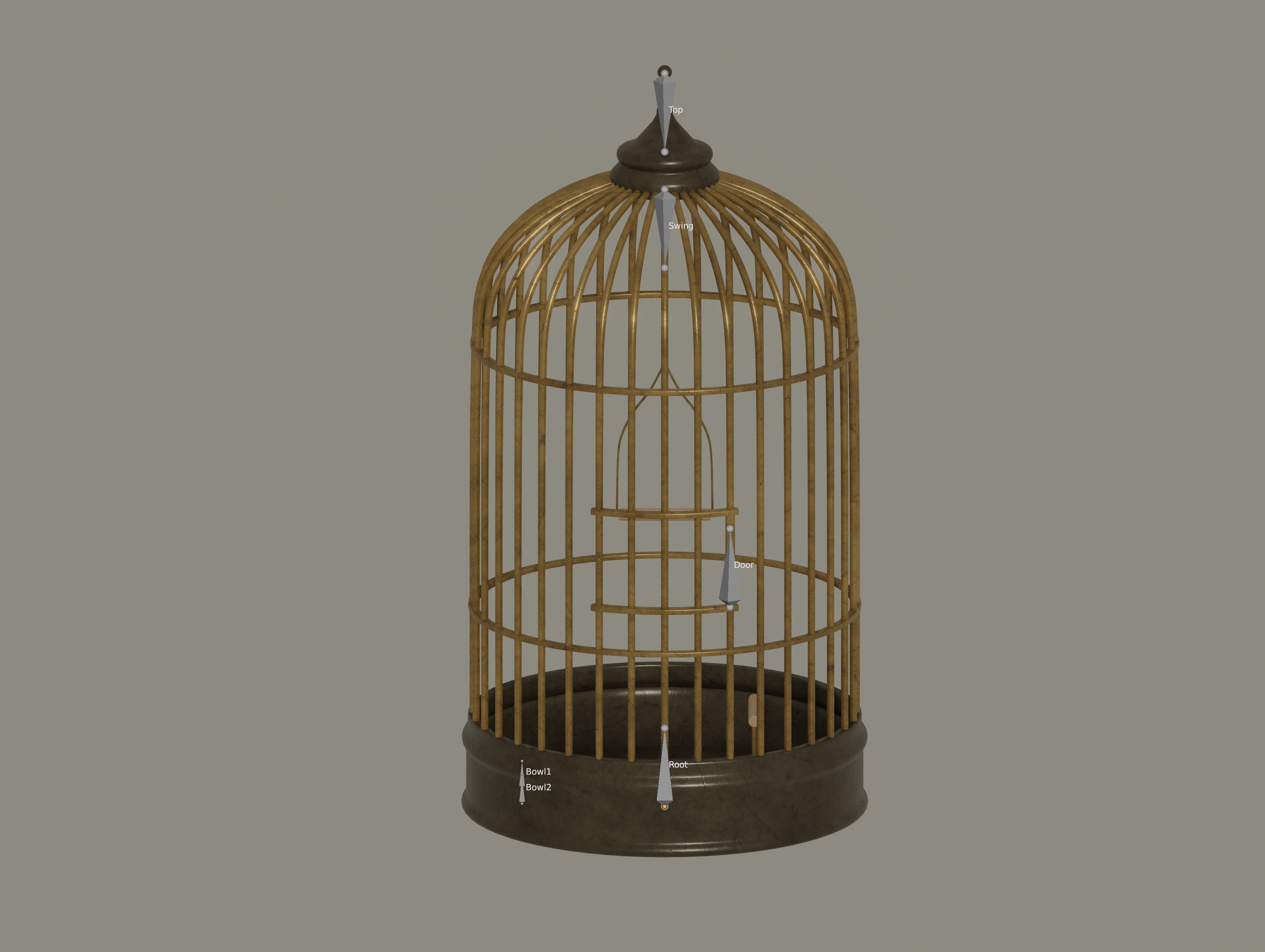 Bird Cage 3D model_13