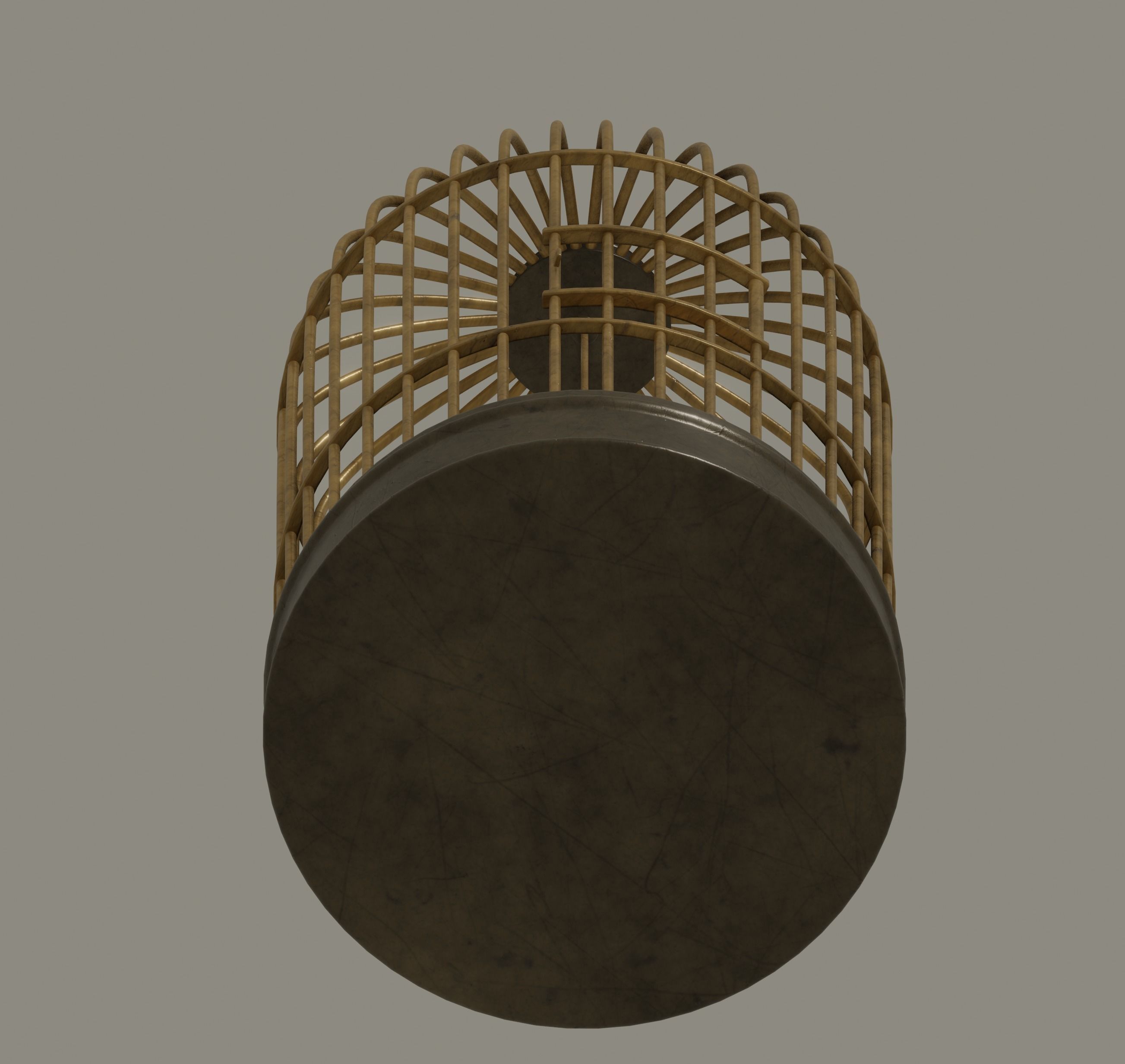 Bird Cage 3D model_6