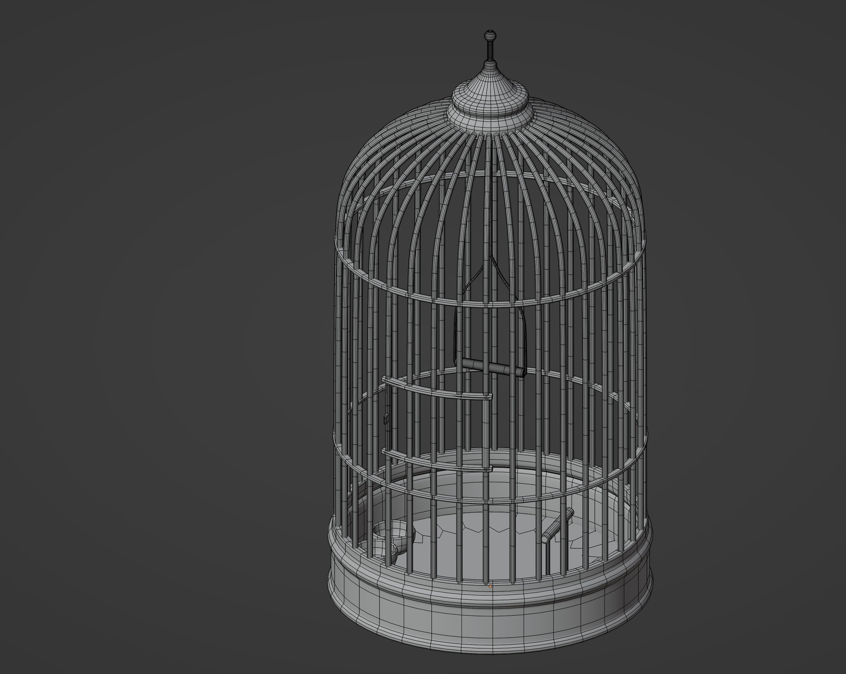 Bird Cage 3D model_15
