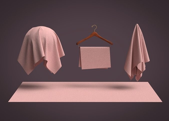 Muslin 28X36 Fabric 3D model