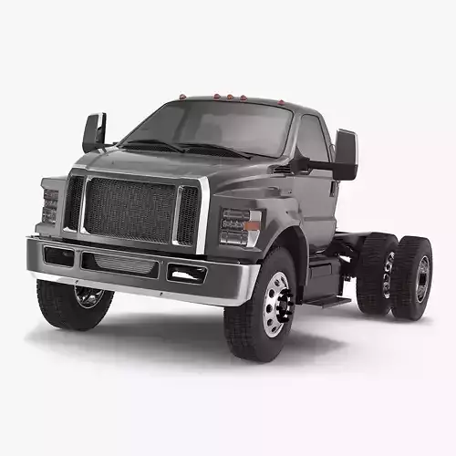 Crew Cab Chassis Truck Generic Simple Interior