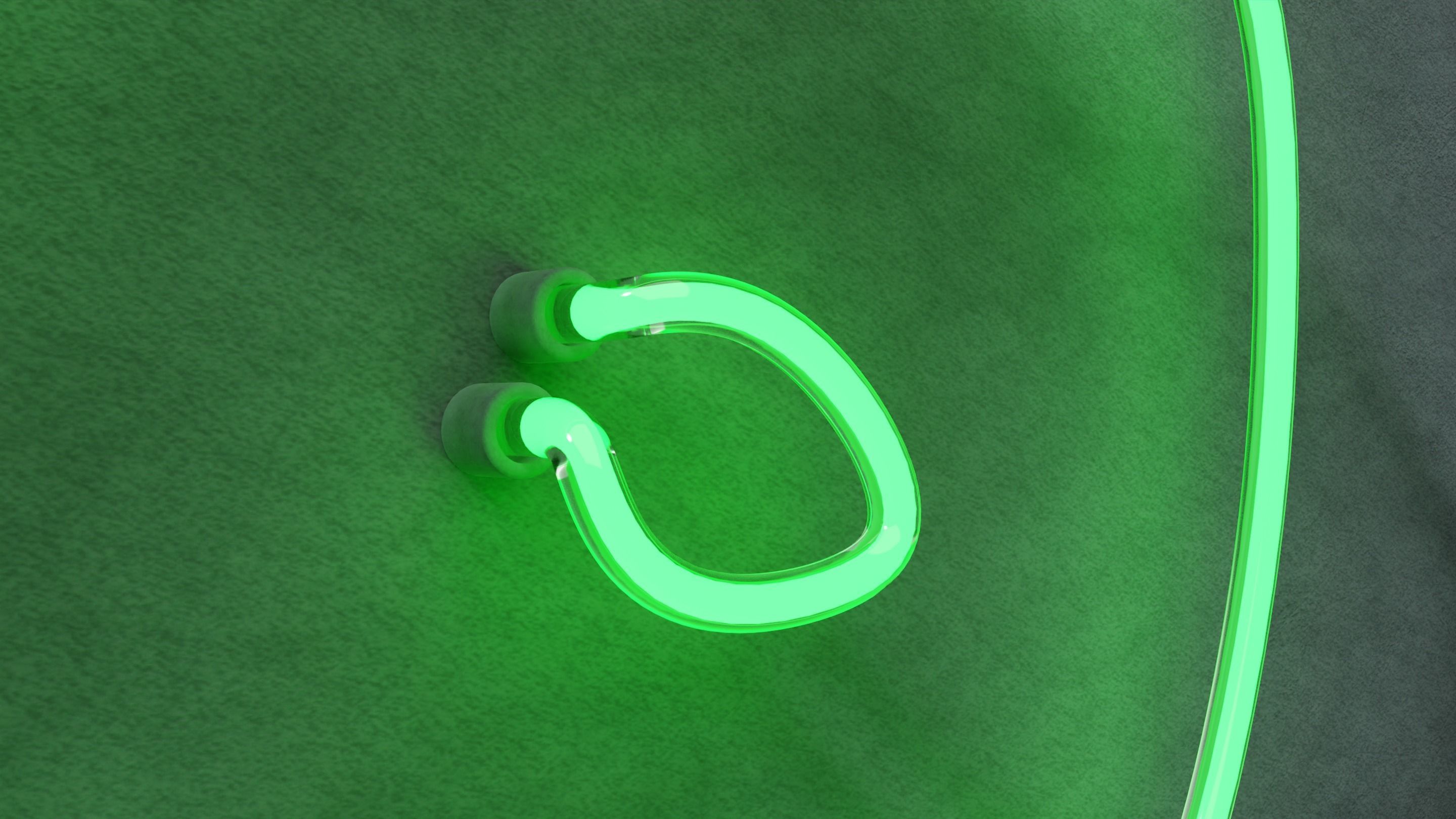 Neon 3D model 20 - Leaf 2 3D model_6