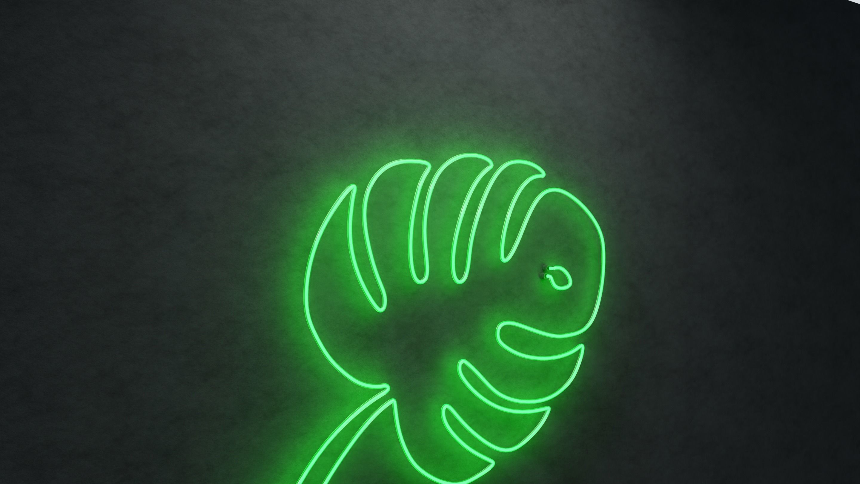 Neon 3D model 20 - Leaf 2 3D model_4