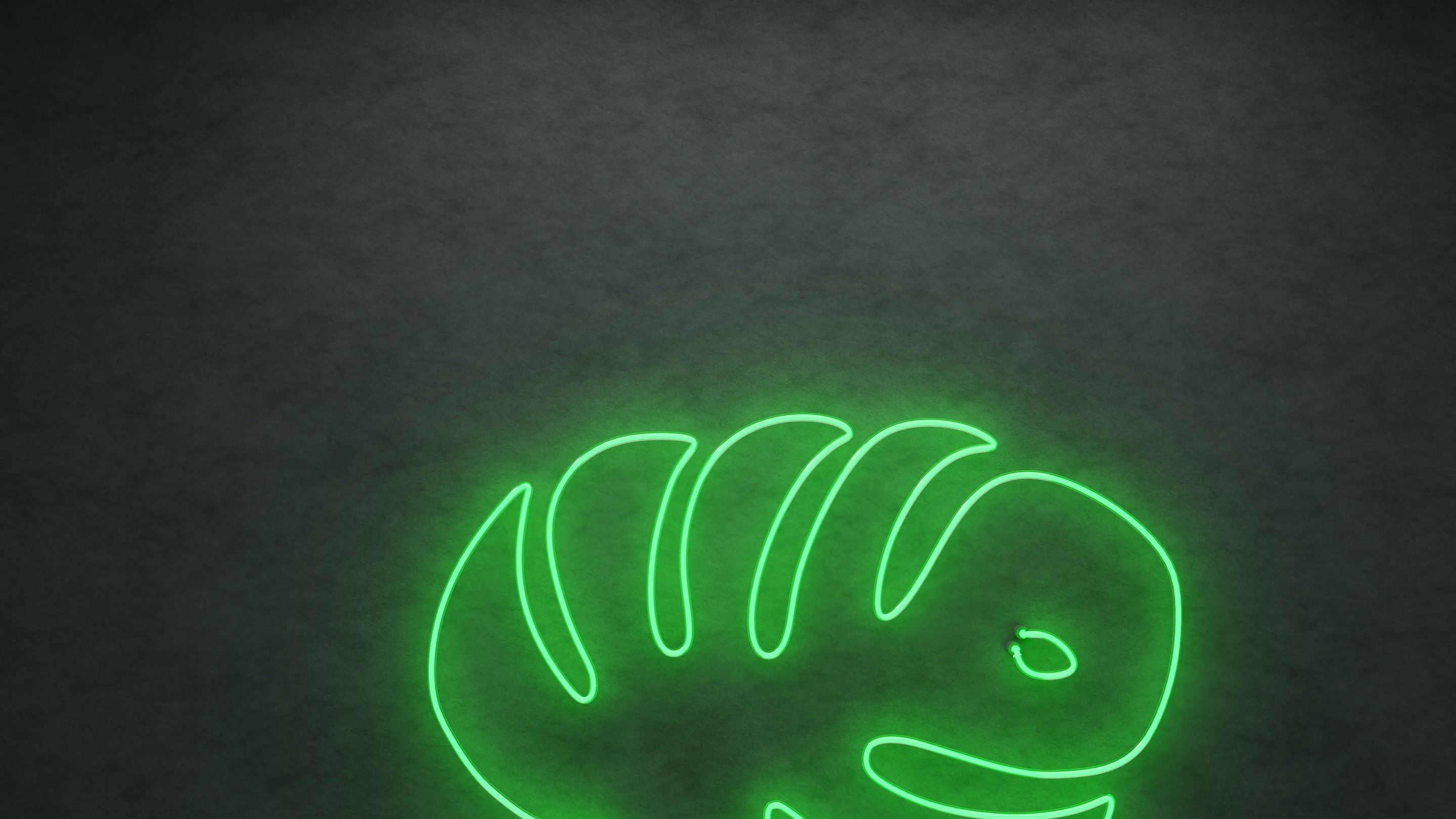 Neon 3D model 20 - Leaf 2 3D model_1