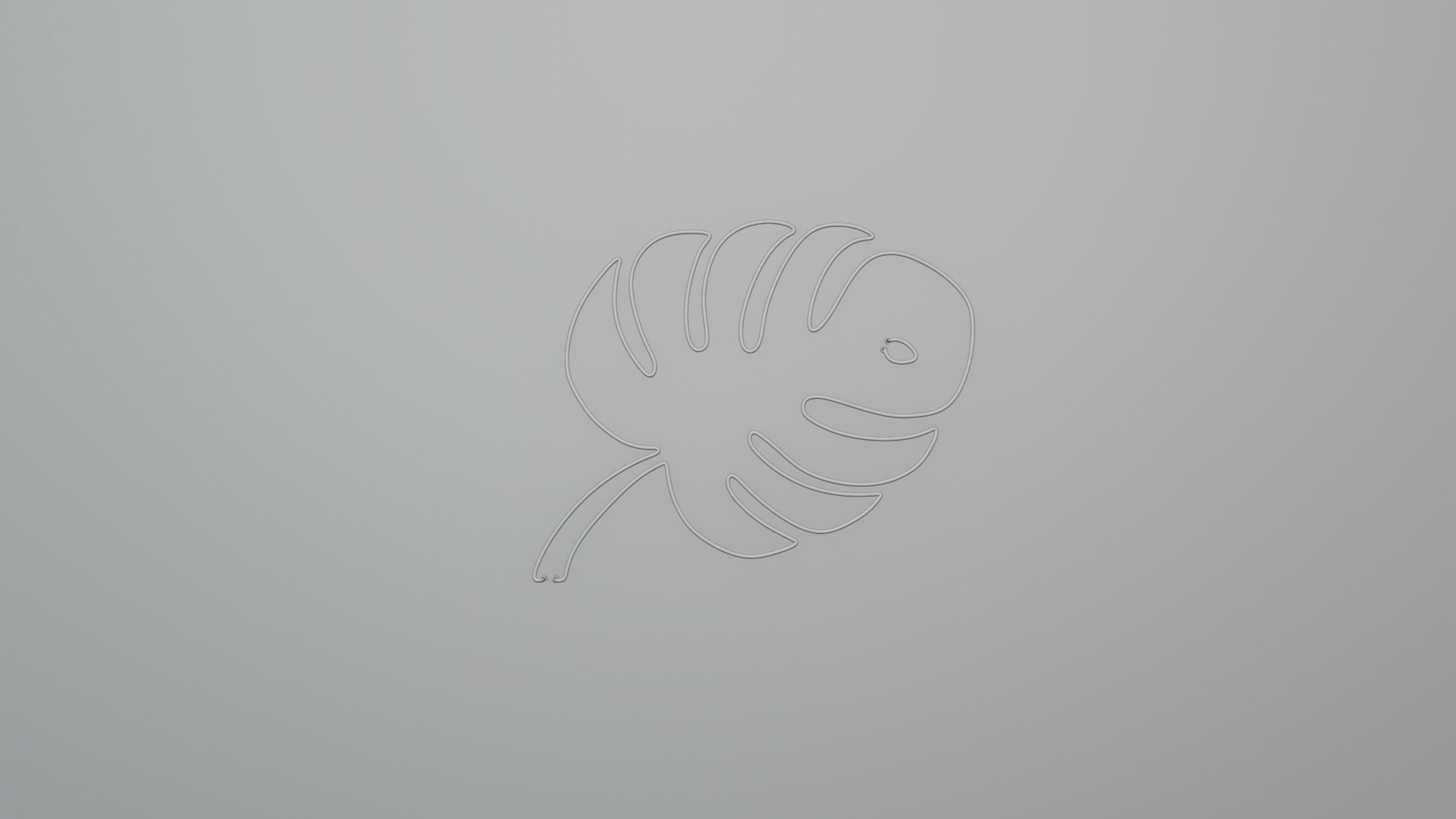 Neon 3D model 20 - Leaf 2 3D model_7