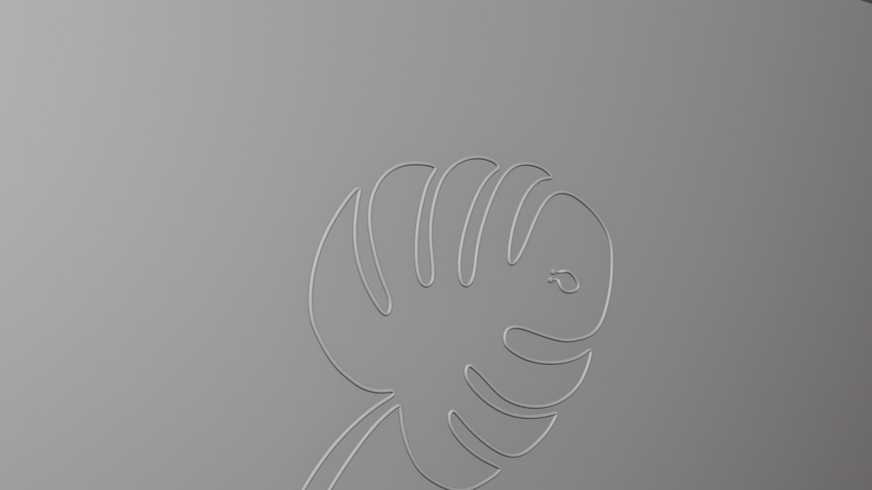 Neon 3D model 20 - Leaf 2 3D model_11