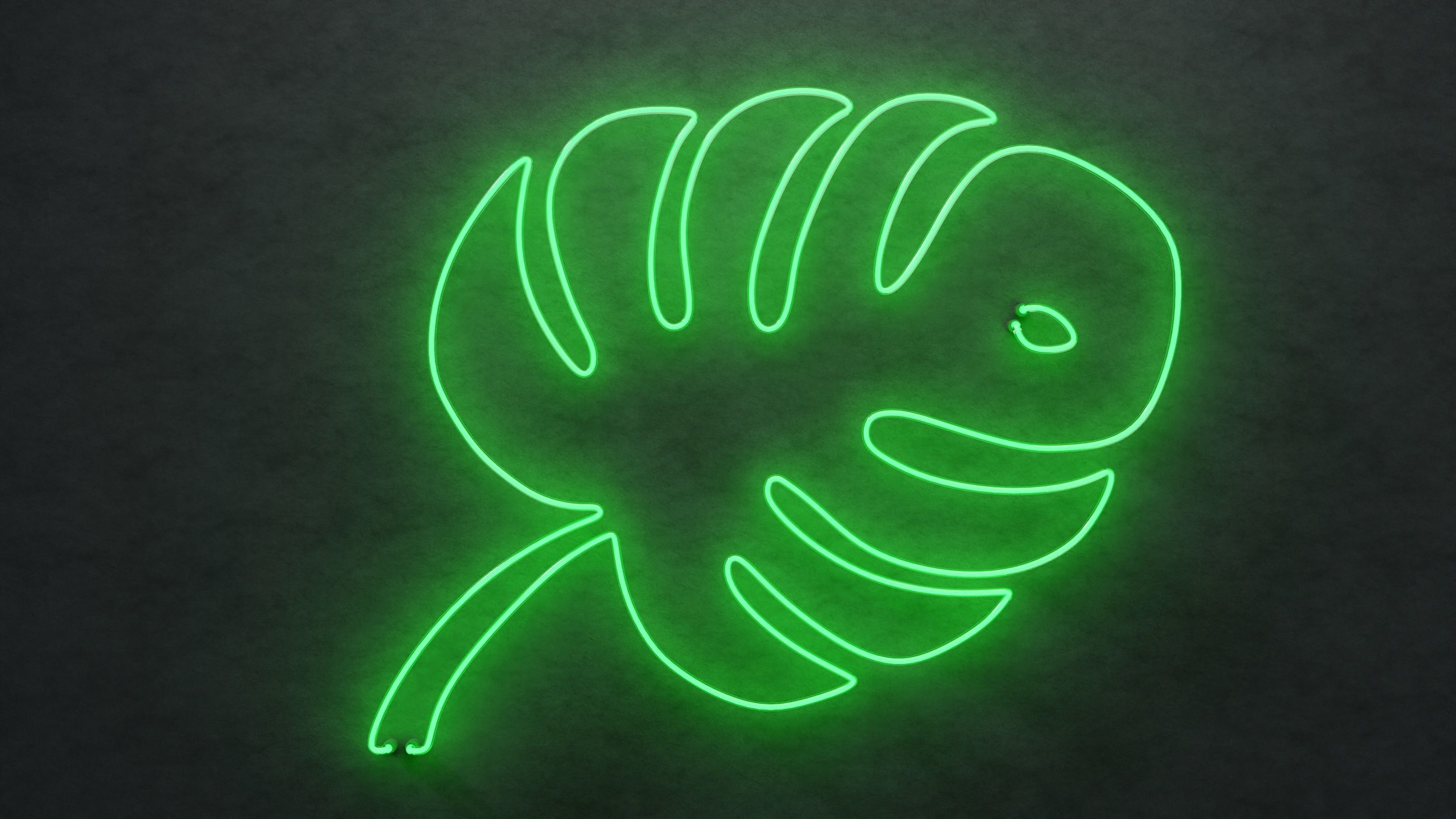 Neon 3D model 20 - Leaf 2 3D model_2