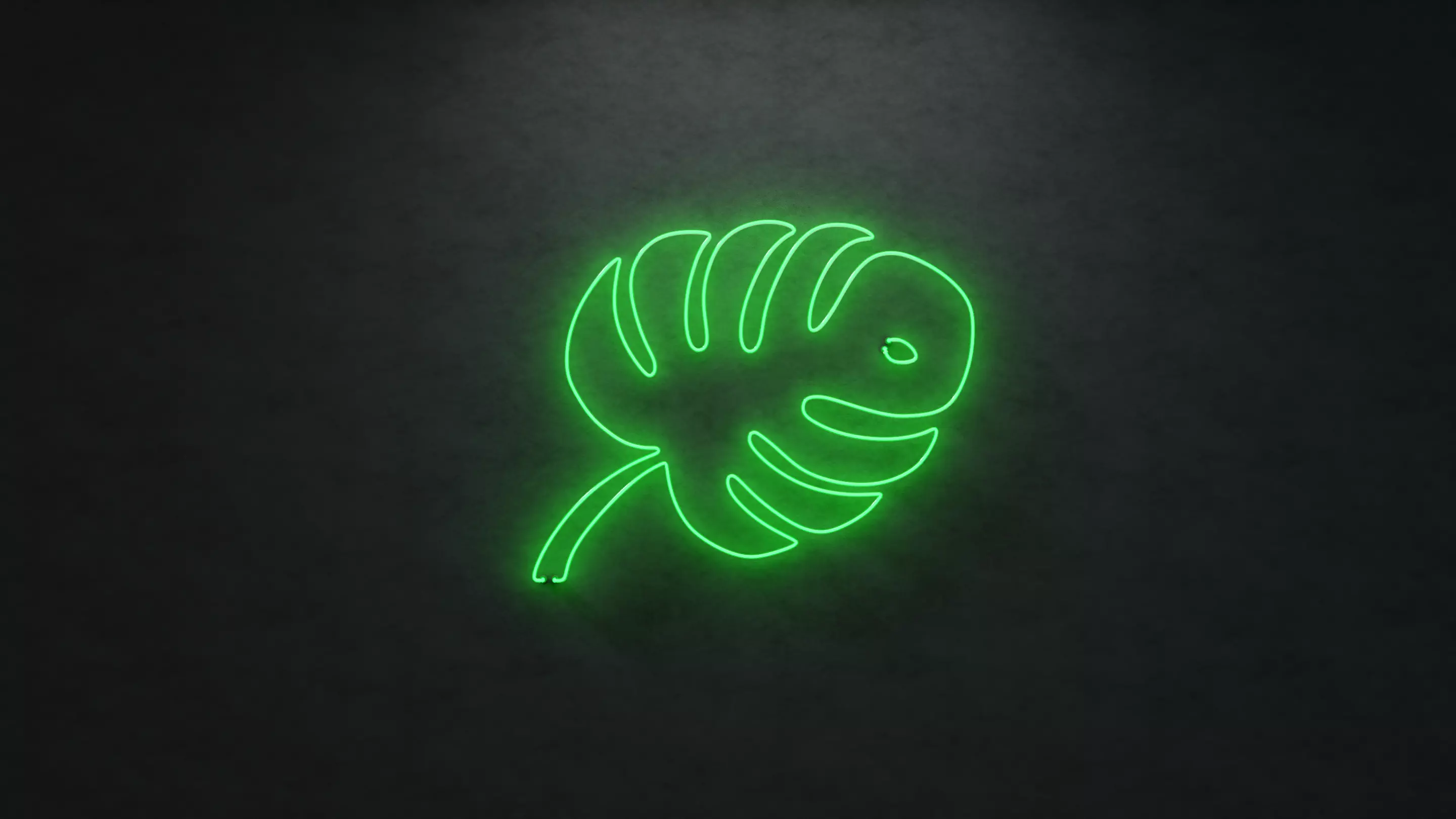 Neon 3D model 20 - Leaf 2 3D model_0