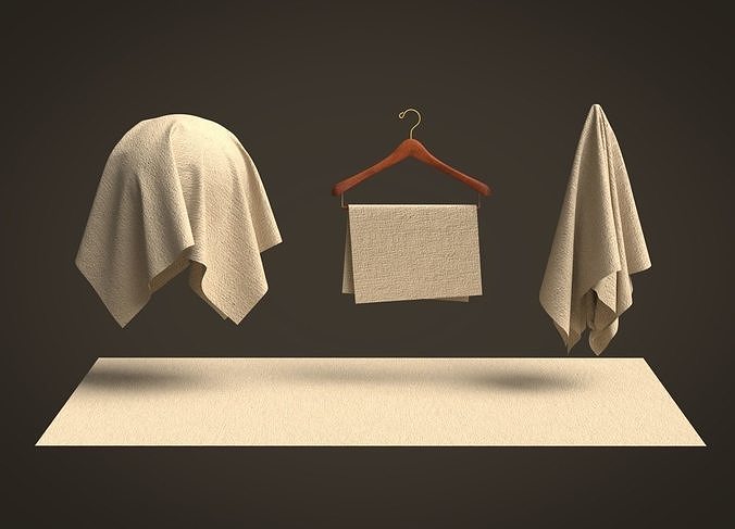 Muslin 32X38 Fabric 3D model