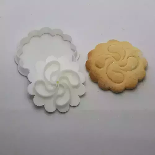 Cookie cutter with marker Profiled Lauburu