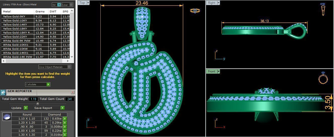 O Initial Capital Fancy Latter 3d Model and Render Detail 3D print model_5