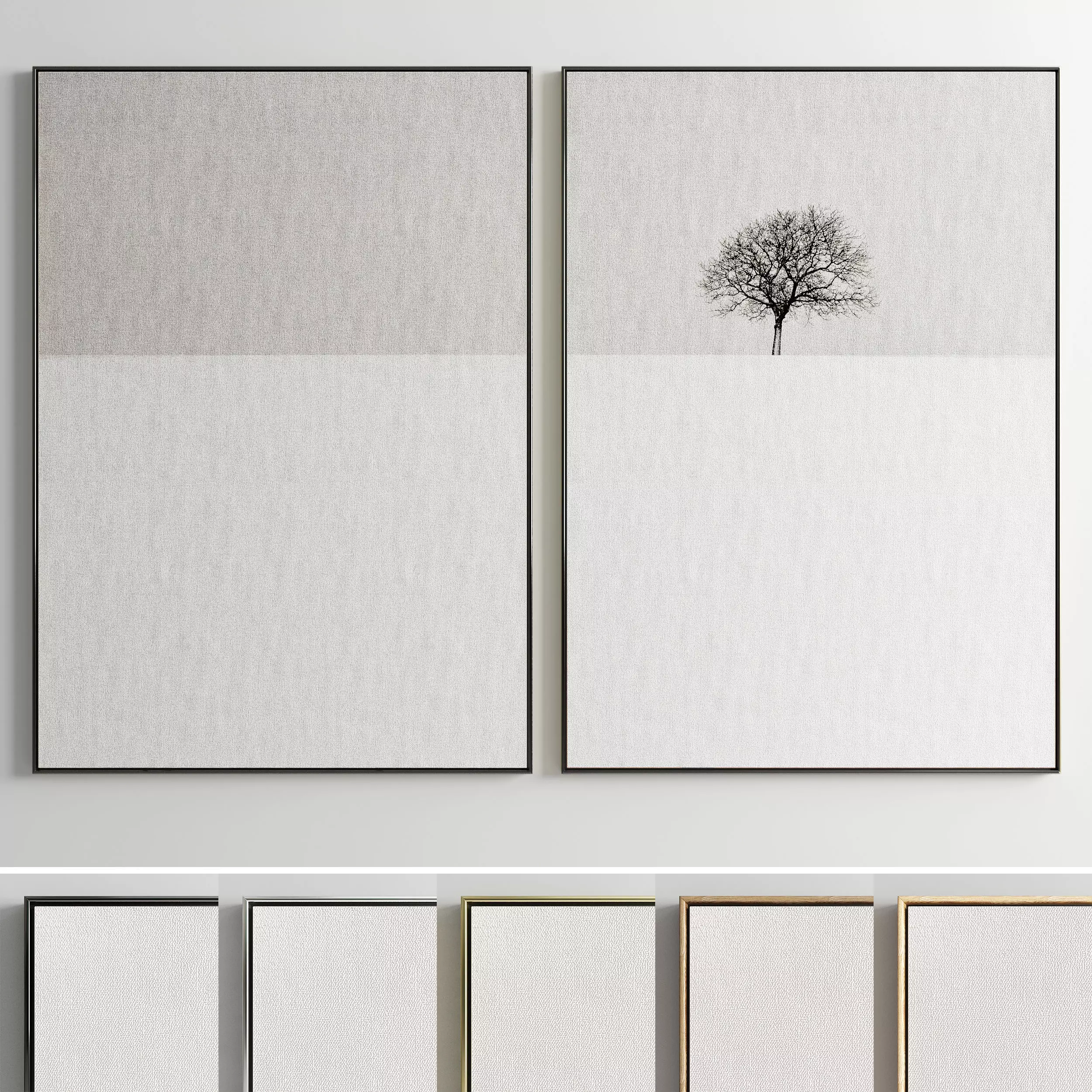 Photo Frame 36 Low-poly 3D model_0