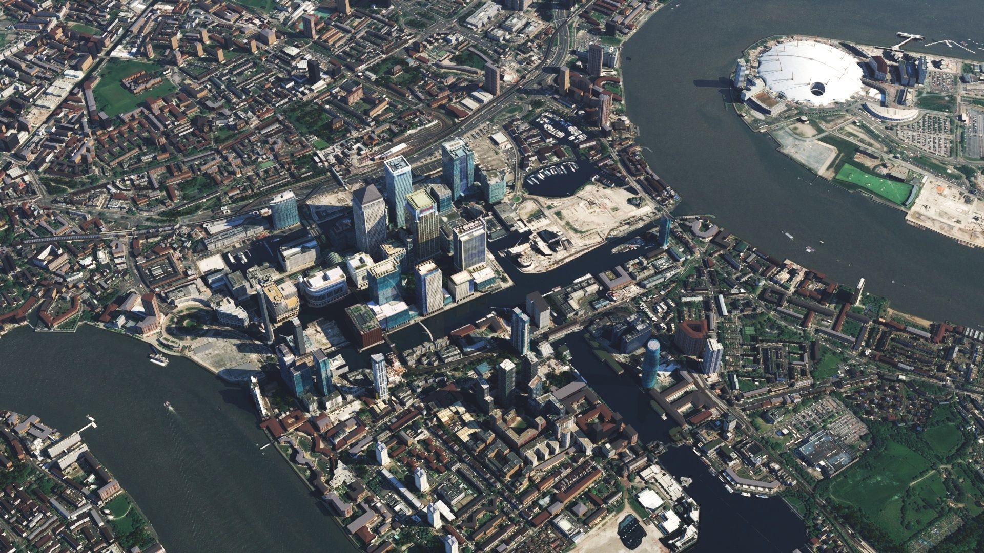 London and river thames 3D model_8