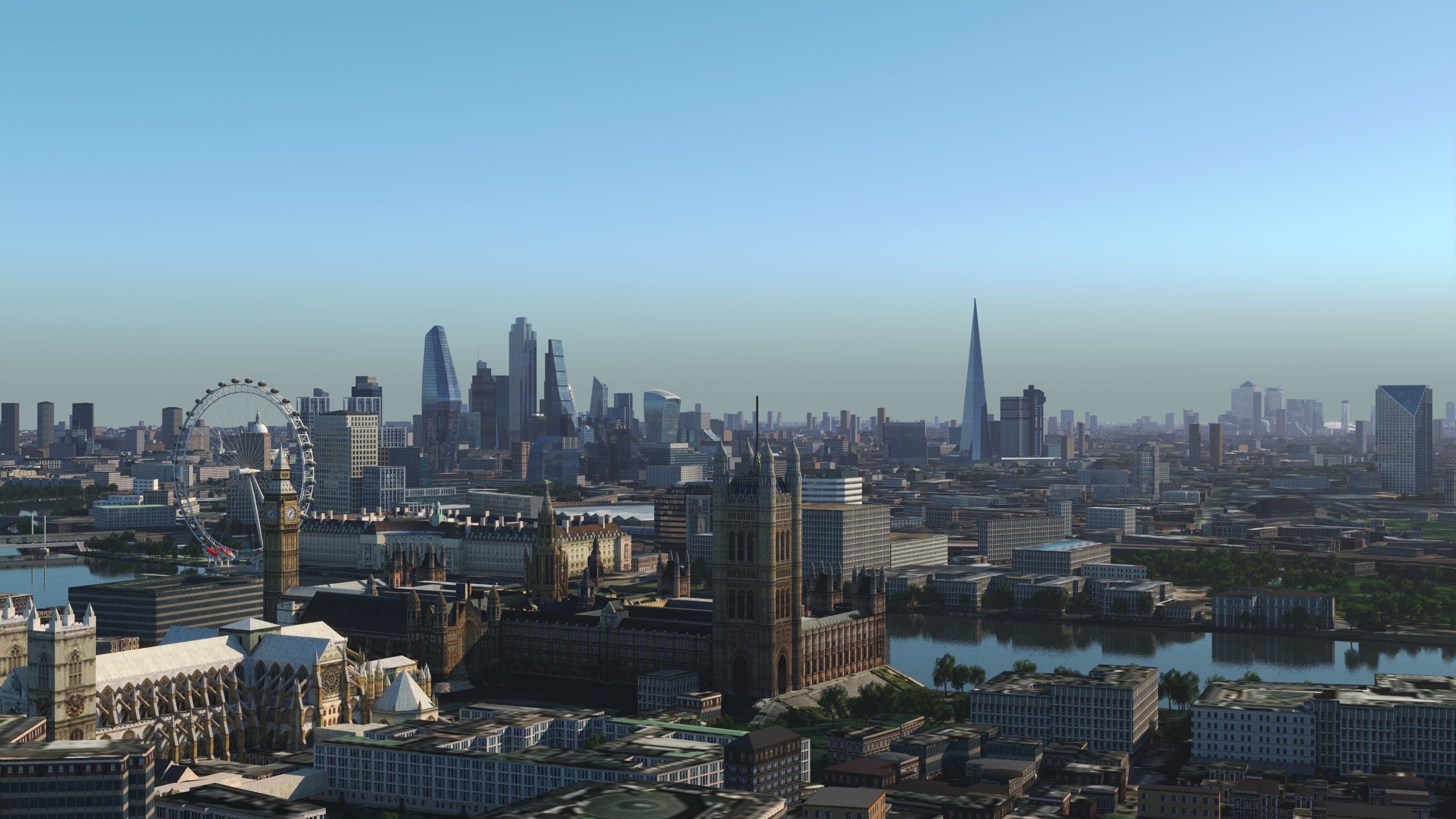 London and river thames 3D model_32