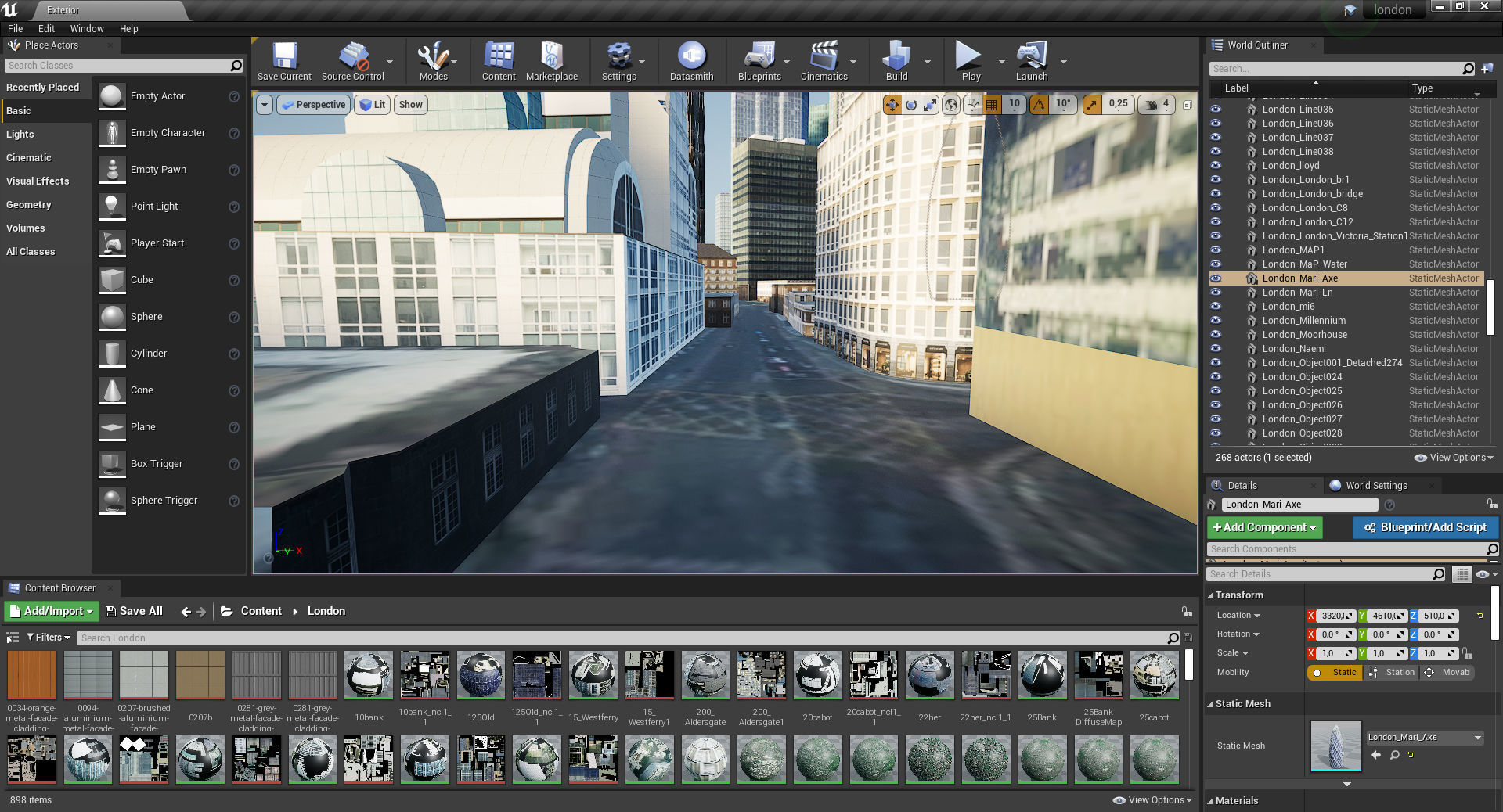 London and river thames 3D model_47