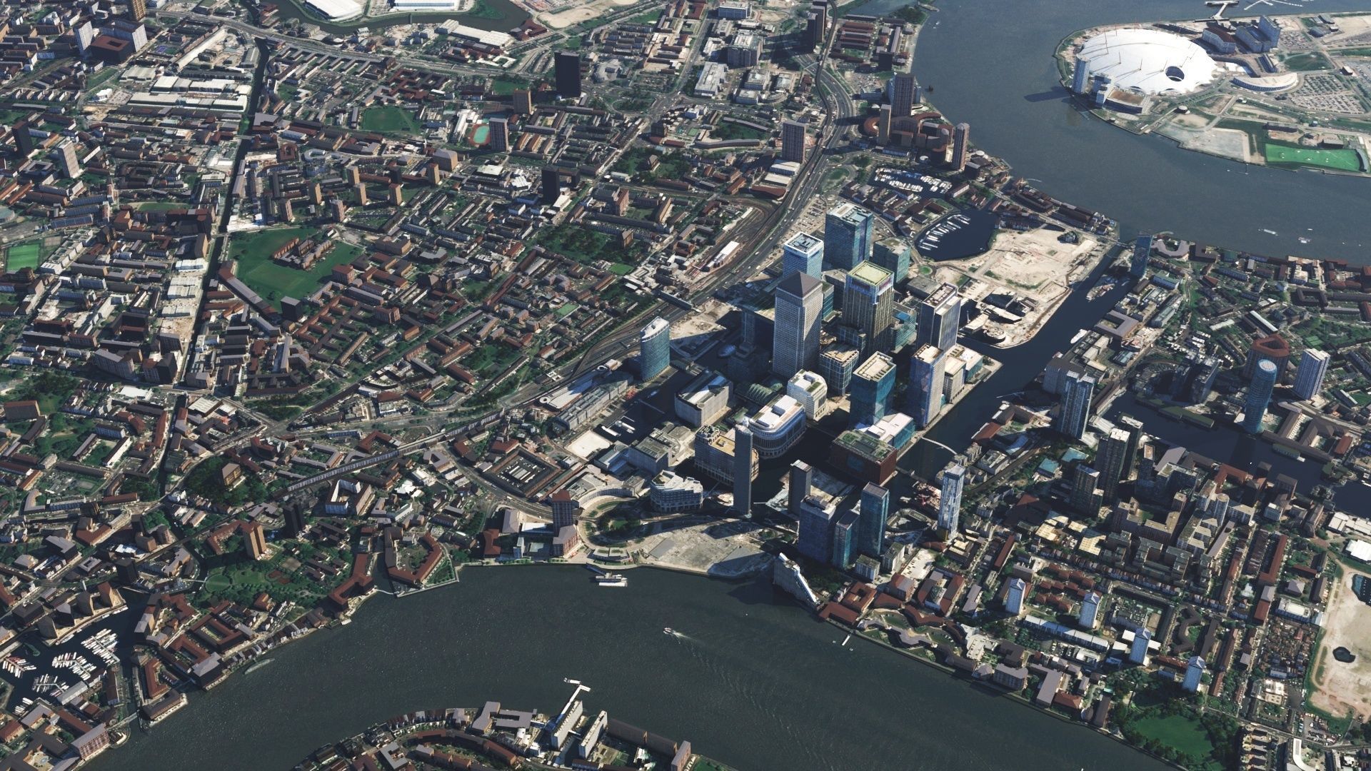 London and river thames 3D model_12